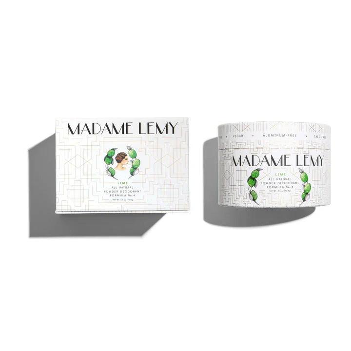 Madame Lemy All Natural Deodorant & Body Powder Lime