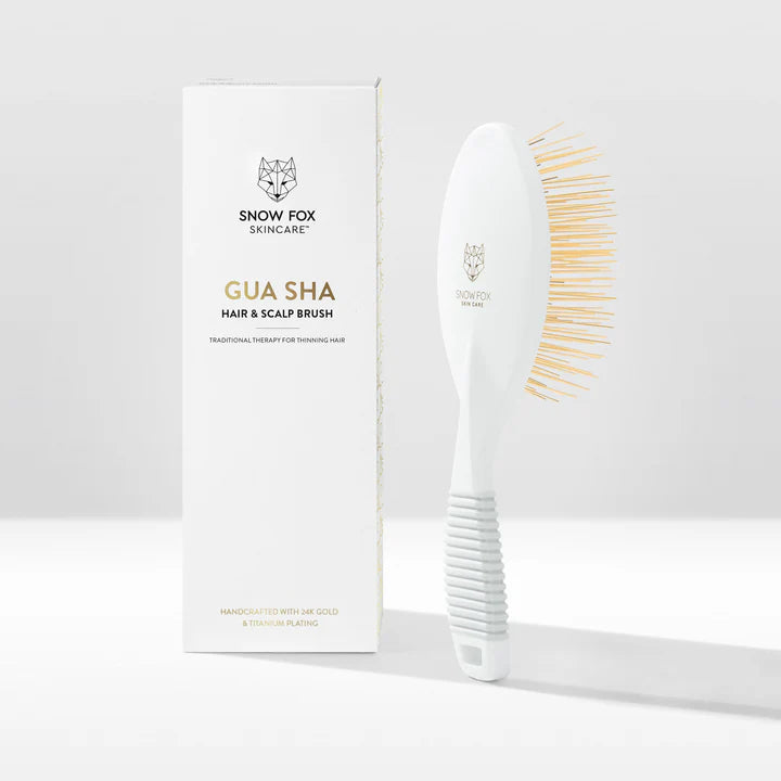 Snow Fox Gua Sha Hair & Scalp Brush